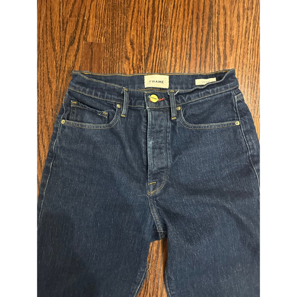 Women's FRAME Blue Le Original Straight Leg Jeans Size 27 - Picture 2 of 12